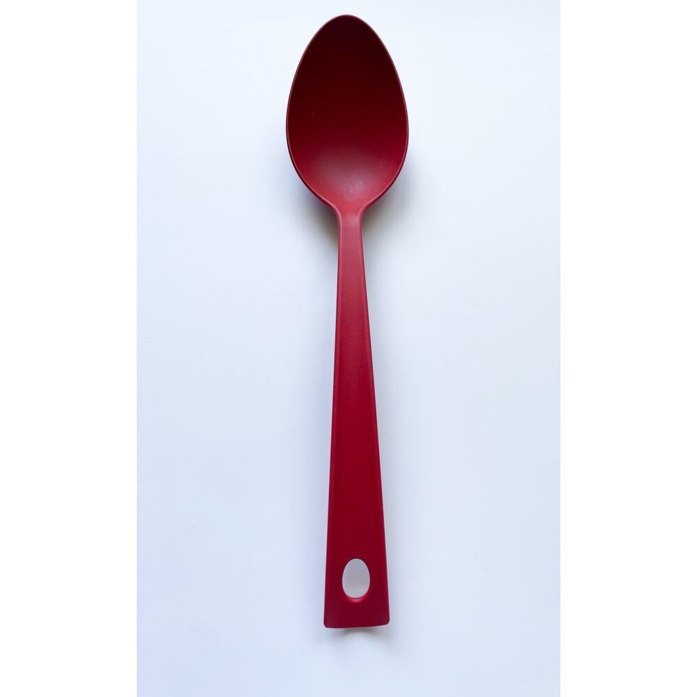 Vintage MCM Sveico Jesper Stahl Red-Orange Mixing Spoon Made in Sweden